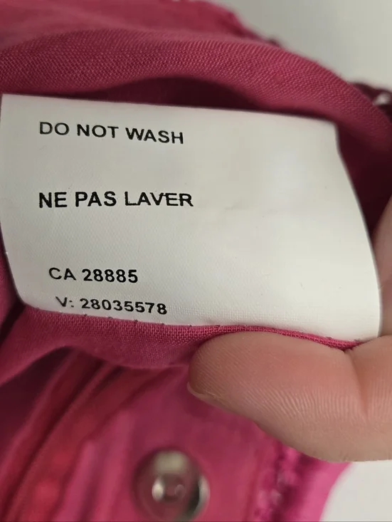 Woven Fuchsia Round-Handle Tote Raffia Bag - Picture 9 of 10